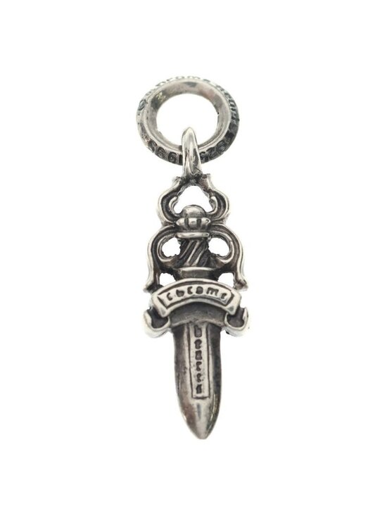 Chrome Hearts 5 Dagger 5 Daga Charm Vintage Pendant Top Silver